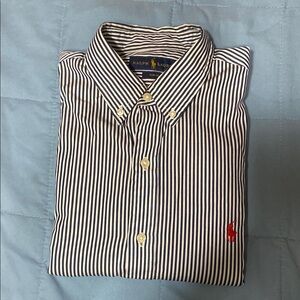 Ralph Lauren Black and White Casual Button Down Shirt